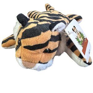 Vintage Disneyland Adventureland Tiger Plush Toy  Embroidered Logo  Collectible